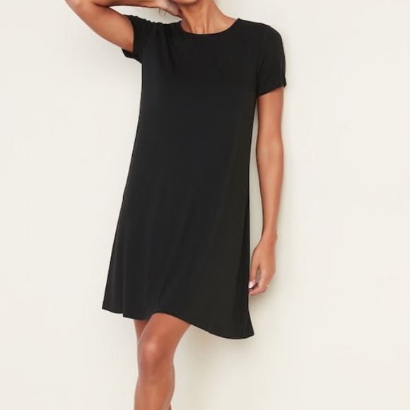 old navy short sleeve swing dress